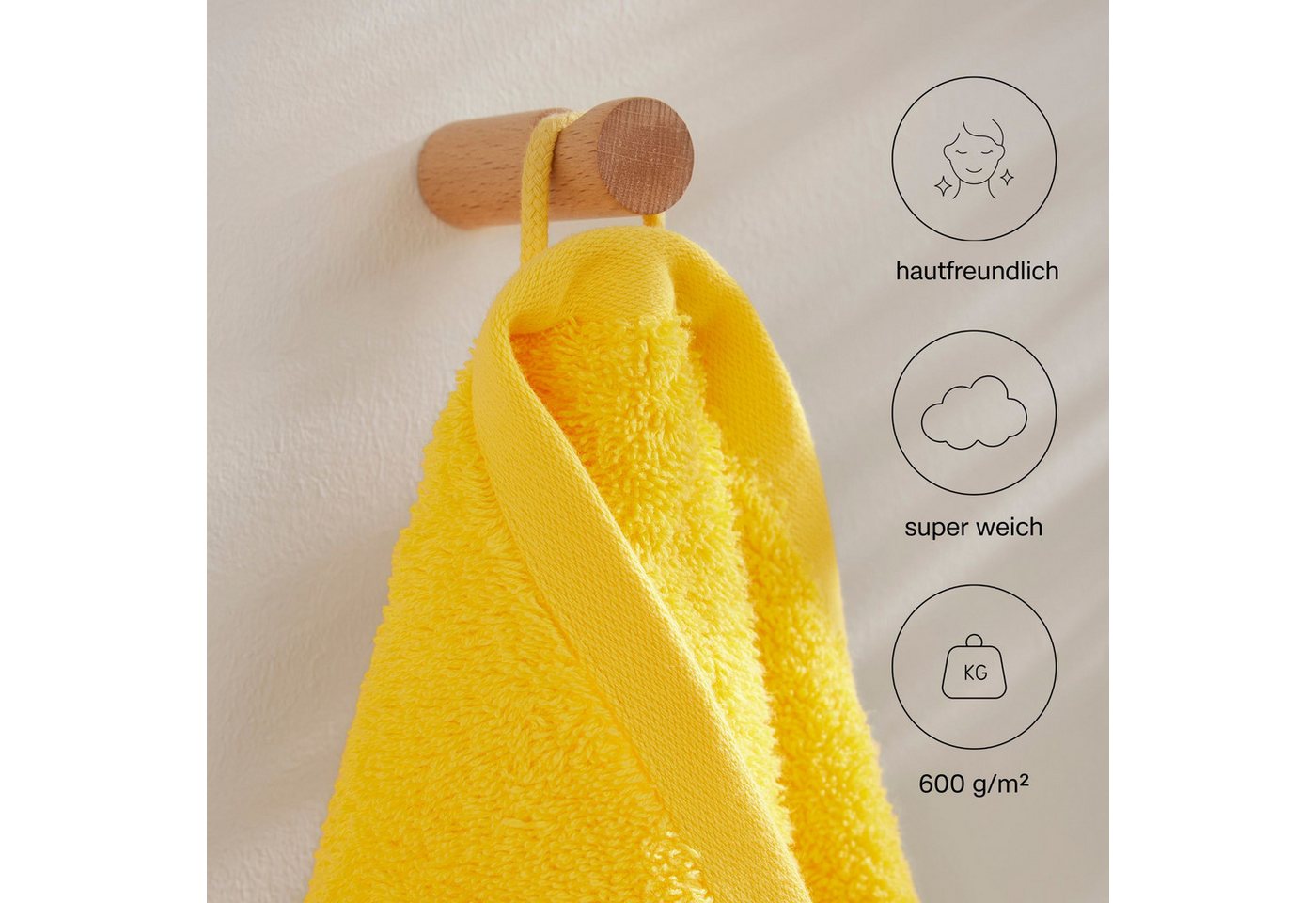 s.Oliver Gästehandtuch s.Oliver, Premium Qualität, 600 gr/m², auch als Sets erhältlich, Walkfrottier (1-St), große Farbauswahl, auch als Duschtuch, Waschhandsch – Bild 2 von 5