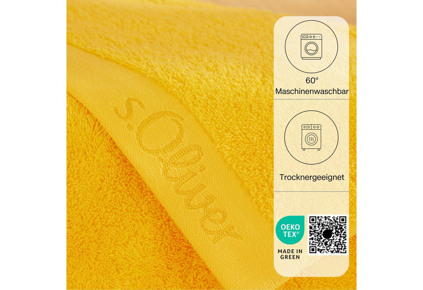 s.Oliver Gästehandtuch s.Oliver, Premium Qualität, 600 gr/m², auch als Sets erhältlich, Walkfrottier (1-St), große Farbauswahl, auch als Duschtuch, Waschhandsch – Bild 3 von 5