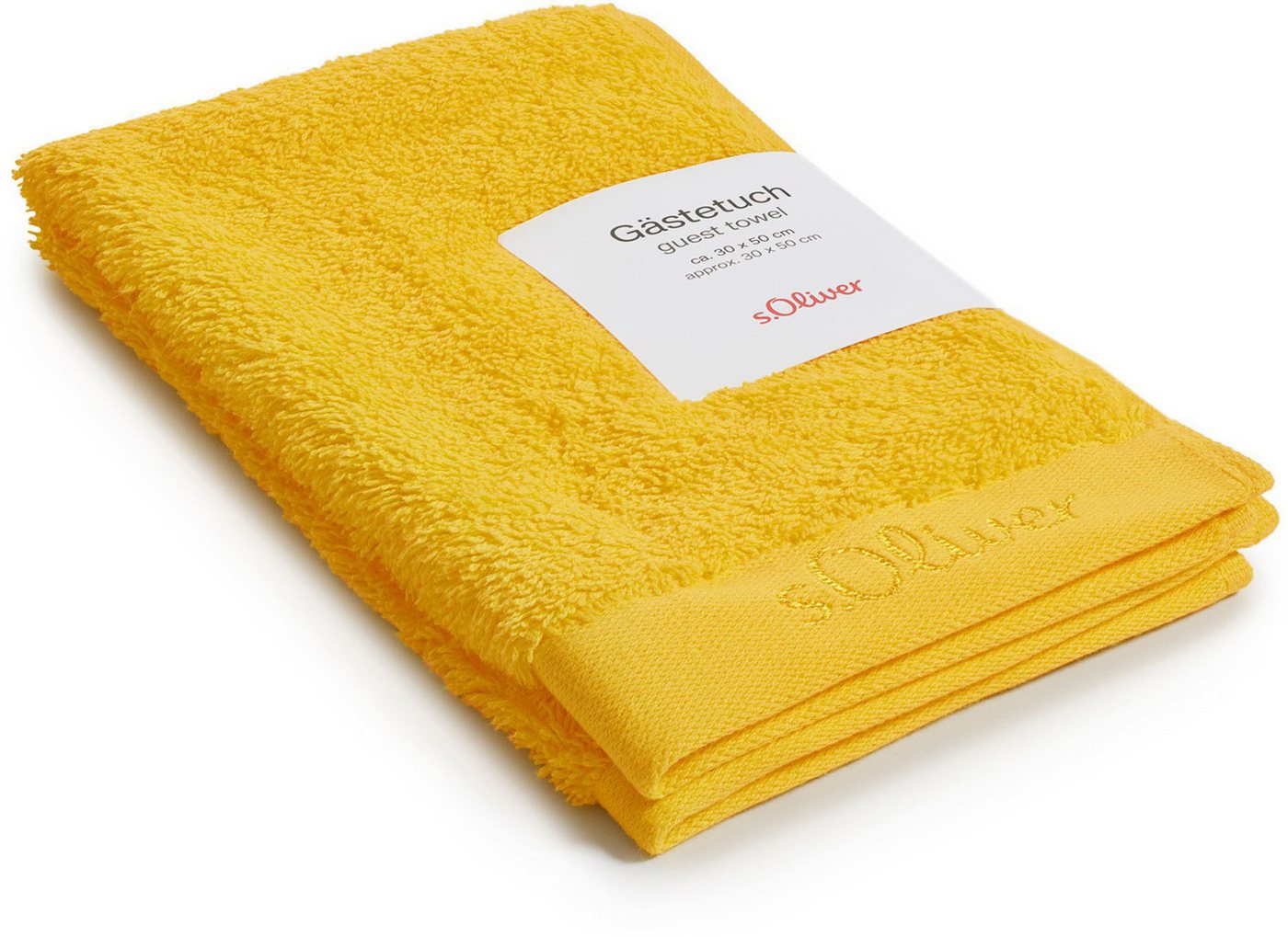 s.Oliver Gästehandtuch s.Oliver, Premium Qualität, 600 gr/m², auch als Sets erhältlich, Walkfrottier (1-St), große Farbauswahl, auch als Duschtuch, Waschhandsch – Bild 5 von 5