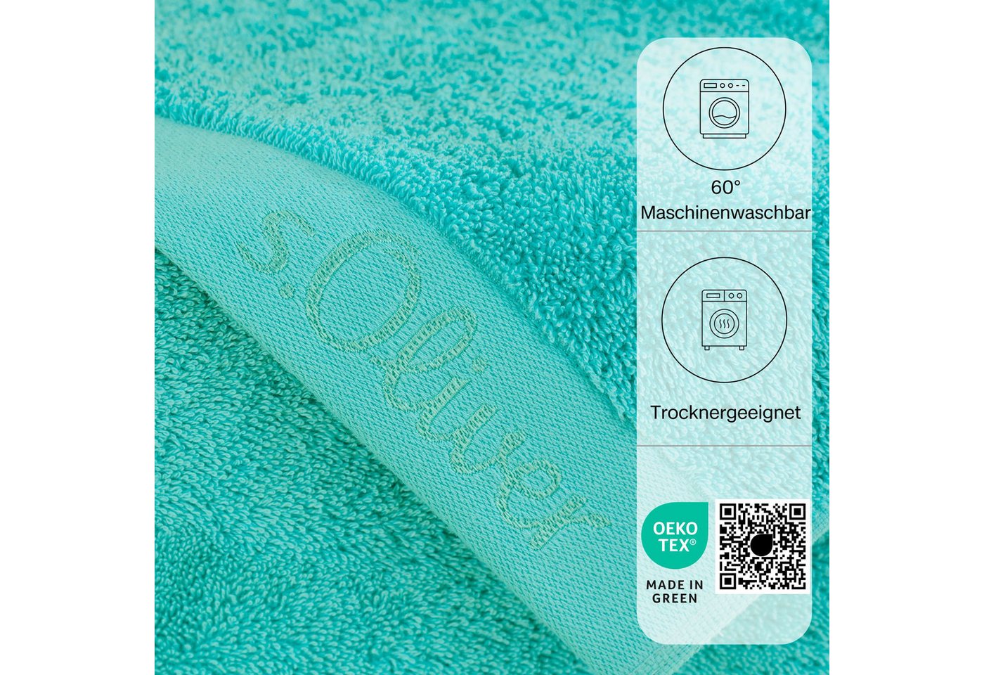 s.Oliver Gästehandtuch s.Oliver, Premium Qualität, 600 gr/m², auch als Sets erhältlich, Walkfrottier (1-St), große Farbauswahl, auch als Duschtuch, Waschhandsch – Bild 3 von 5