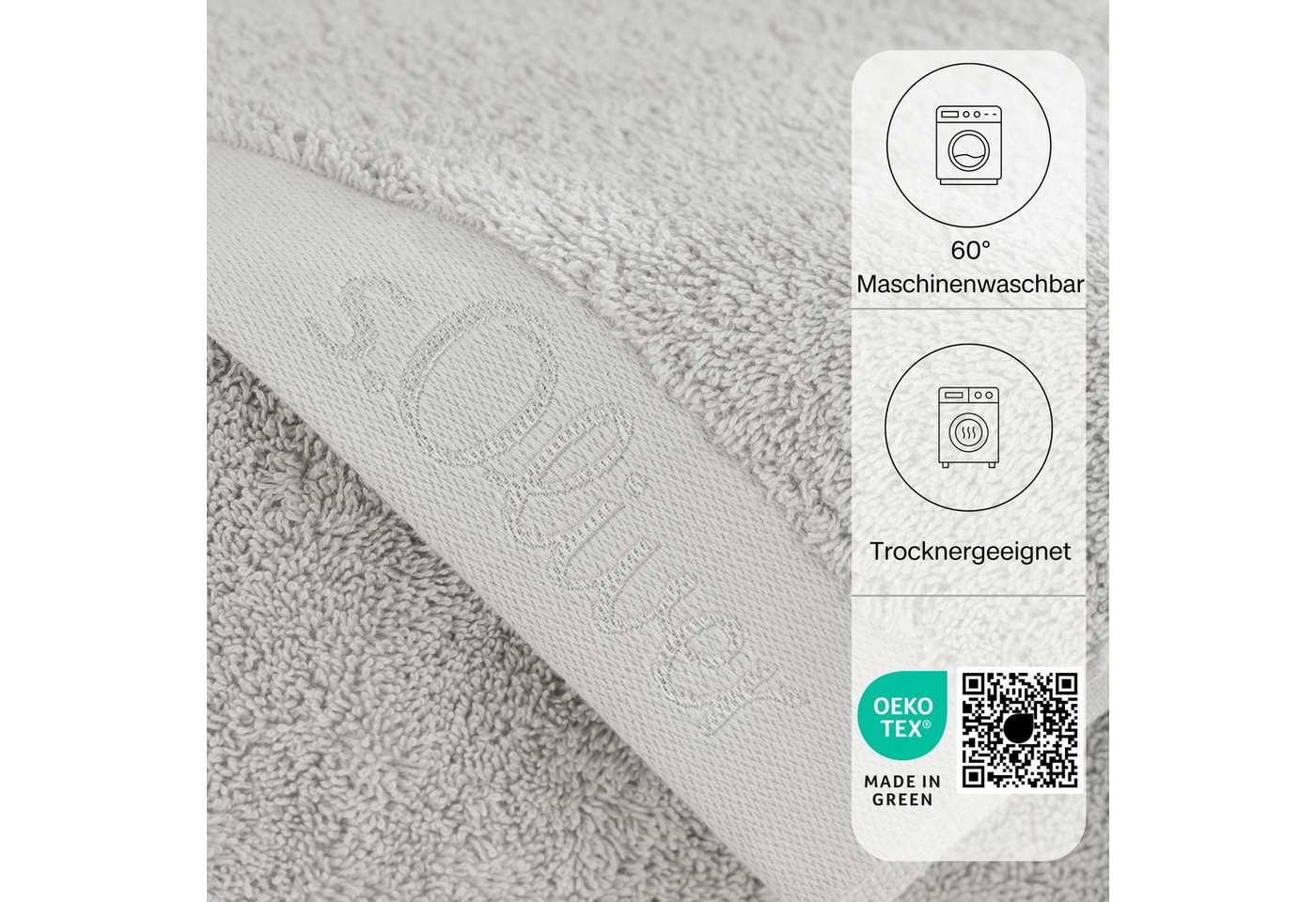 s.Oliver Gästehandtuch s.Oliver, Premium Qualität, 600 gr/m², auch als Sets erhältlich, Walkfrottier (1-St), große Farbauswahl, auch als Duschtuch, Waschhandsch – Bild 3 von 5