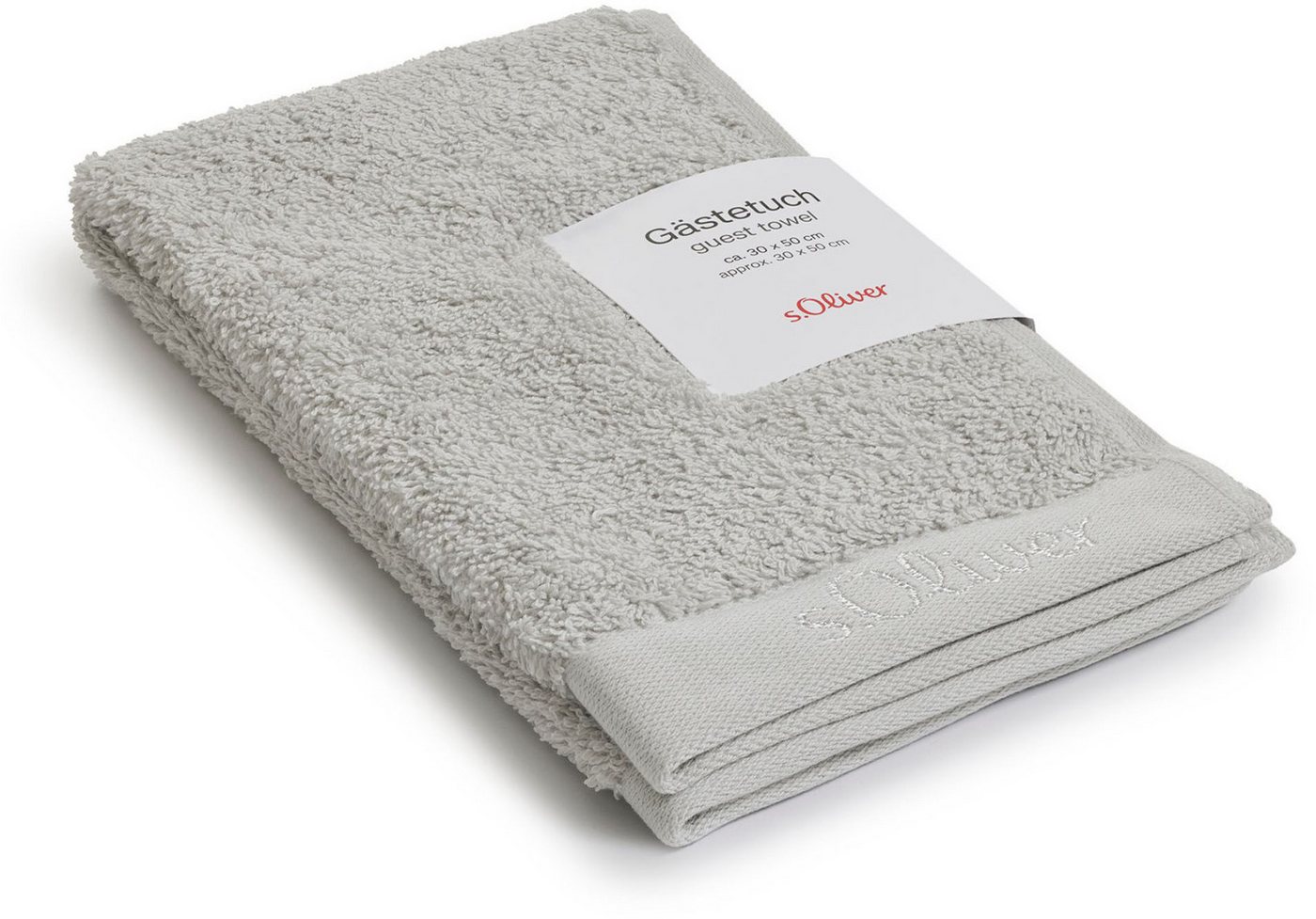 s.Oliver Gästehandtuch s.Oliver, Premium Qualität, 600 gr/m², auch als Sets erhältlich, Walkfrottier (1-St), große Farbauswahl, auch als Duschtuch, Waschhandsch – Bild 5 von 5