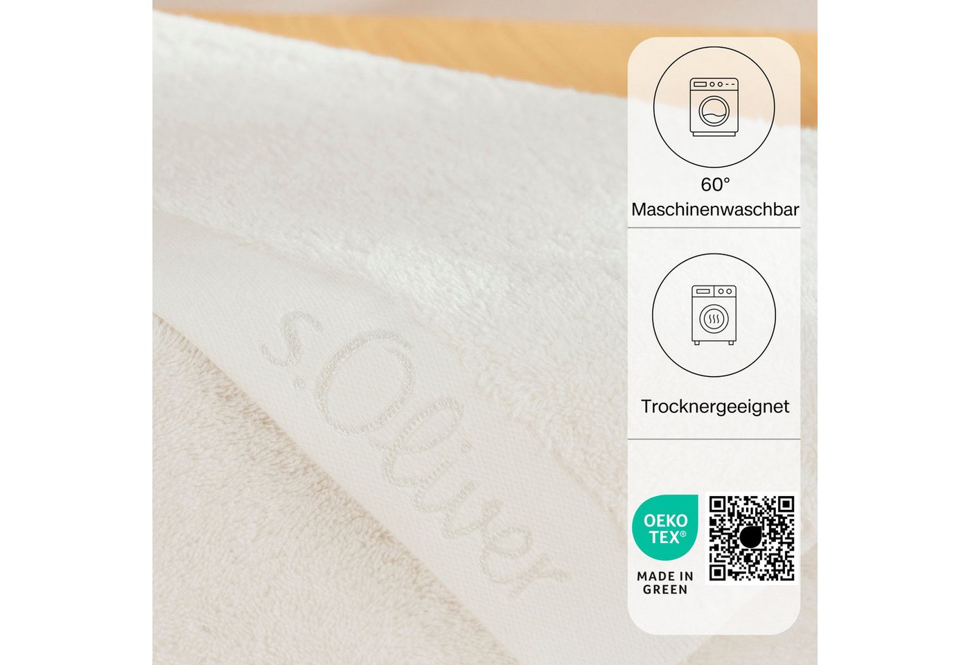 s.Oliver Gästehandtuch s.Oliver, Premium Qualität, 600 gr/m², auch als Sets erhältlich, Walkfrottier (1-St), große Farbauswahl, auch als Duschtuch, Waschhandsch – Bild 3 von 5