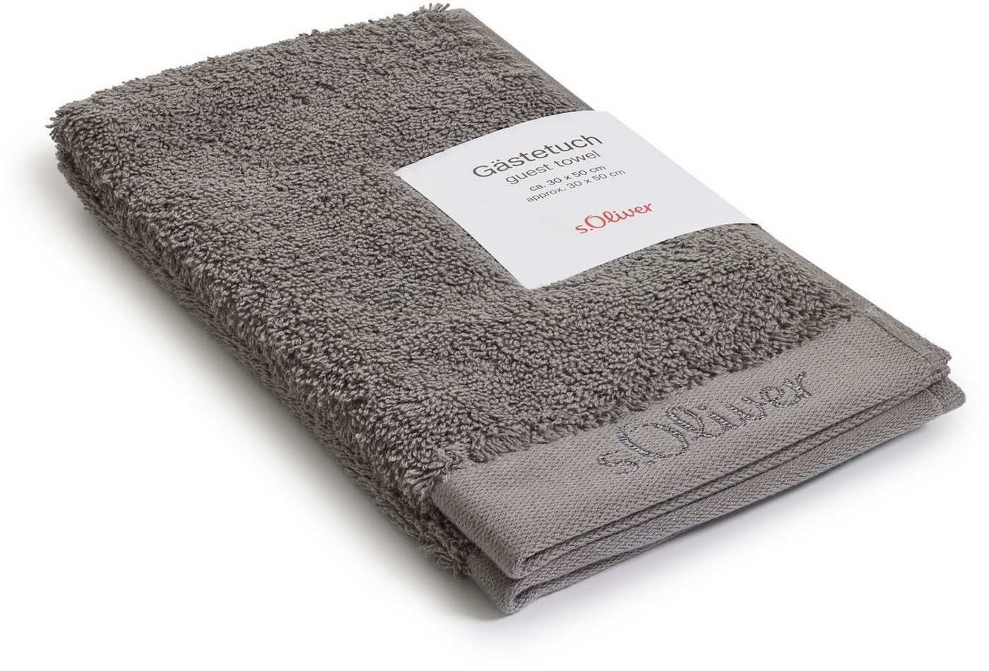 s.Oliver Gästehandtuch s.Oliver, Premium Qualität, 600 gr/m², auch als Sets erhältlich, Walkfrottier (1-St), große Farbauswahl, auch als Duschtuch, Waschhandsch – Bild 5 von 5