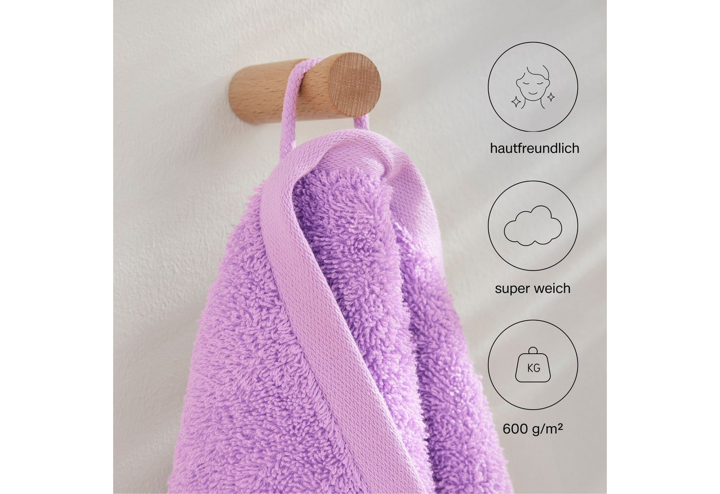 s.Oliver Gästehandtuch s.Oliver, Premium Qualität, 600 gr/m², auch als Sets erhältlich, Walkfrottier (1-St), große Farbauswahl, auch als Duschtuch, Waschhandsch – Bild 2 von 5