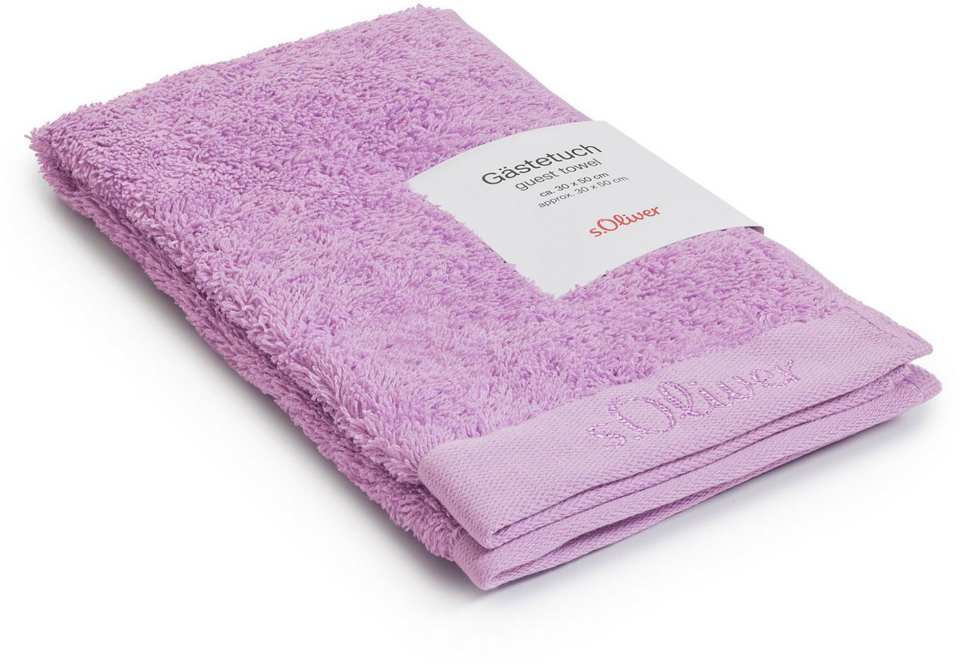 s.Oliver Gästehandtuch s.Oliver, Premium Qualität, 600 gr/m², auch als Sets erhältlich, Walkfrottier (1-St), große Farbauswahl, auch als Duschtuch, Waschhandsch – Bild 5 von 5