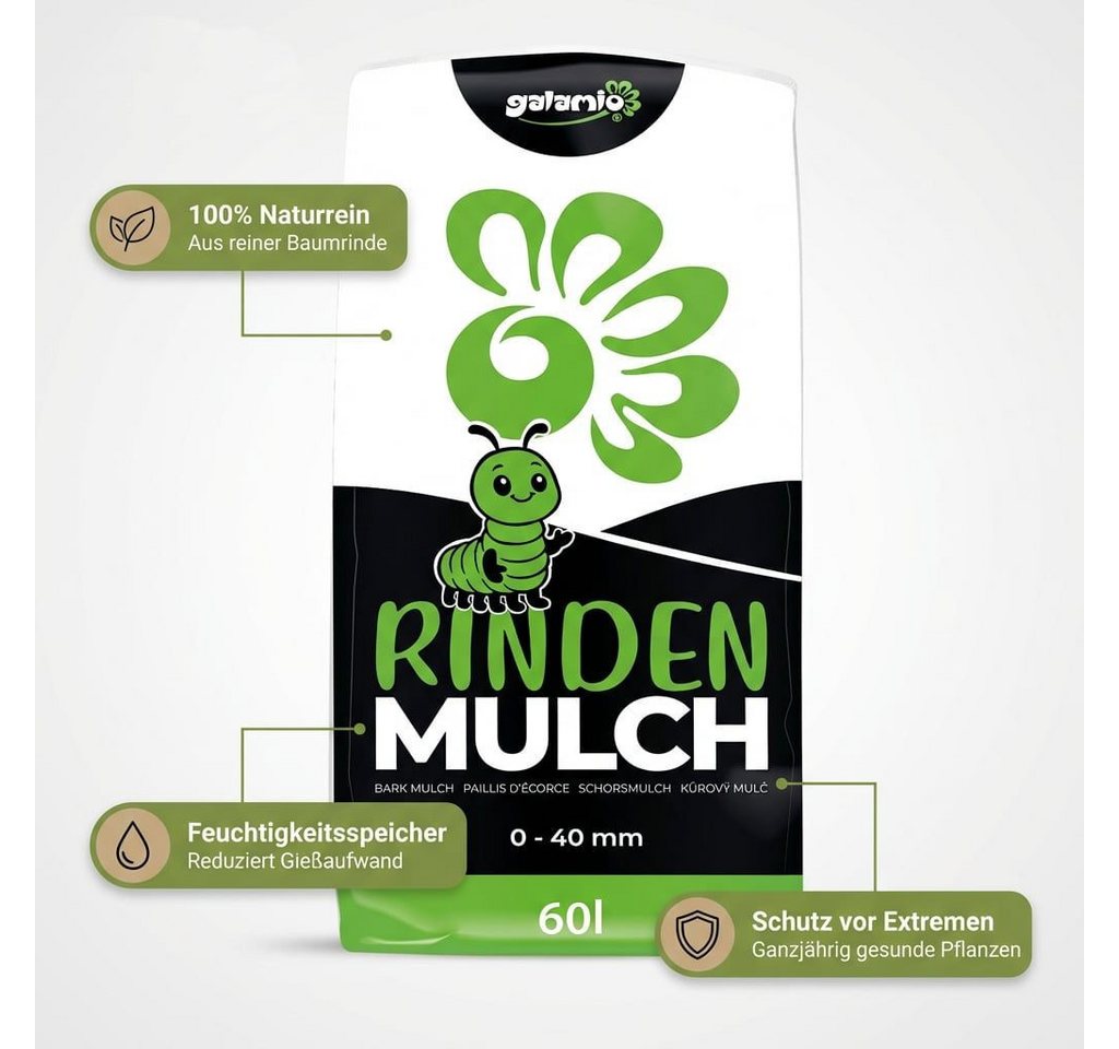 GALAMIO Rindenmulch Rindenmulch 0-40 mm, (Palette, 39-St) – Bild 2 von 5