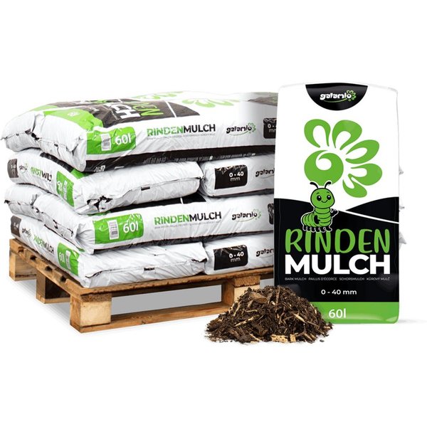 GALAMIO Rindenmulch Rindenmulch 0-40 mm, (Palette, 12-St)