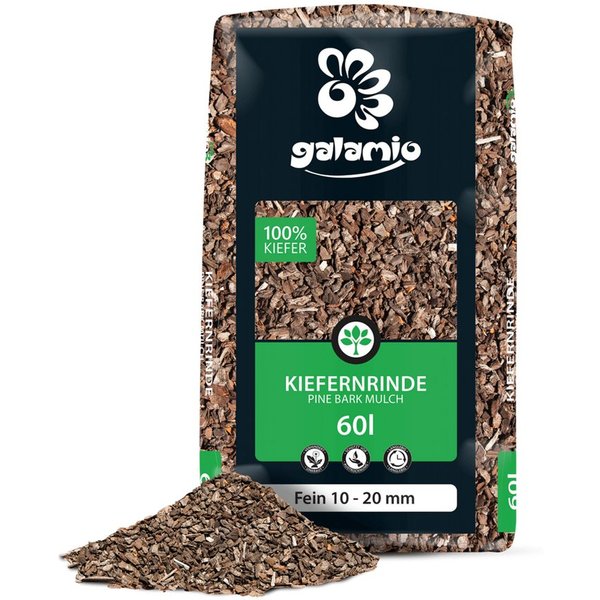 GALAMIO Rindenmulch Rindenmulch Kiefer Fein, (Paket, 1-St)