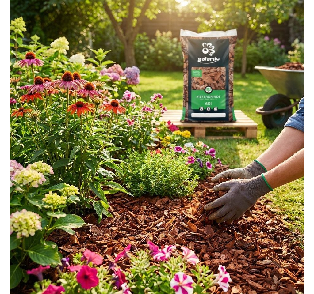 GALAMIO Rindenmulch Rindenmulch Kiefer Fein, (Palette, 39-St) – Bild 5 von 5