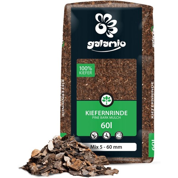 GALAMIO Rindenmulch Rindenmulch Kiefer Mix, (Paket, 1-St)