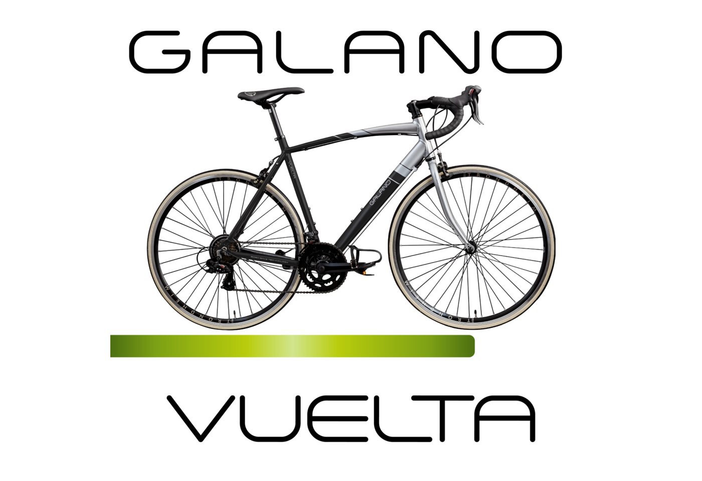 Galano Rennrad Vuelta STI, 14 Gang, Kettenschaltung, 28 Zoll für Damen und Herren 150 - 195 cm Fahrrad Road Bike Fitnessrad – Bild 2 von 5