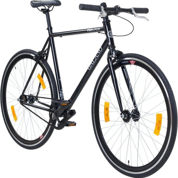 Galano Singlespeed Blade, 1 Gang, ohne Schaltung, Fixie Fahrrad Singlespeed Damen Herren 165 - 195 cm retro Urban Bike