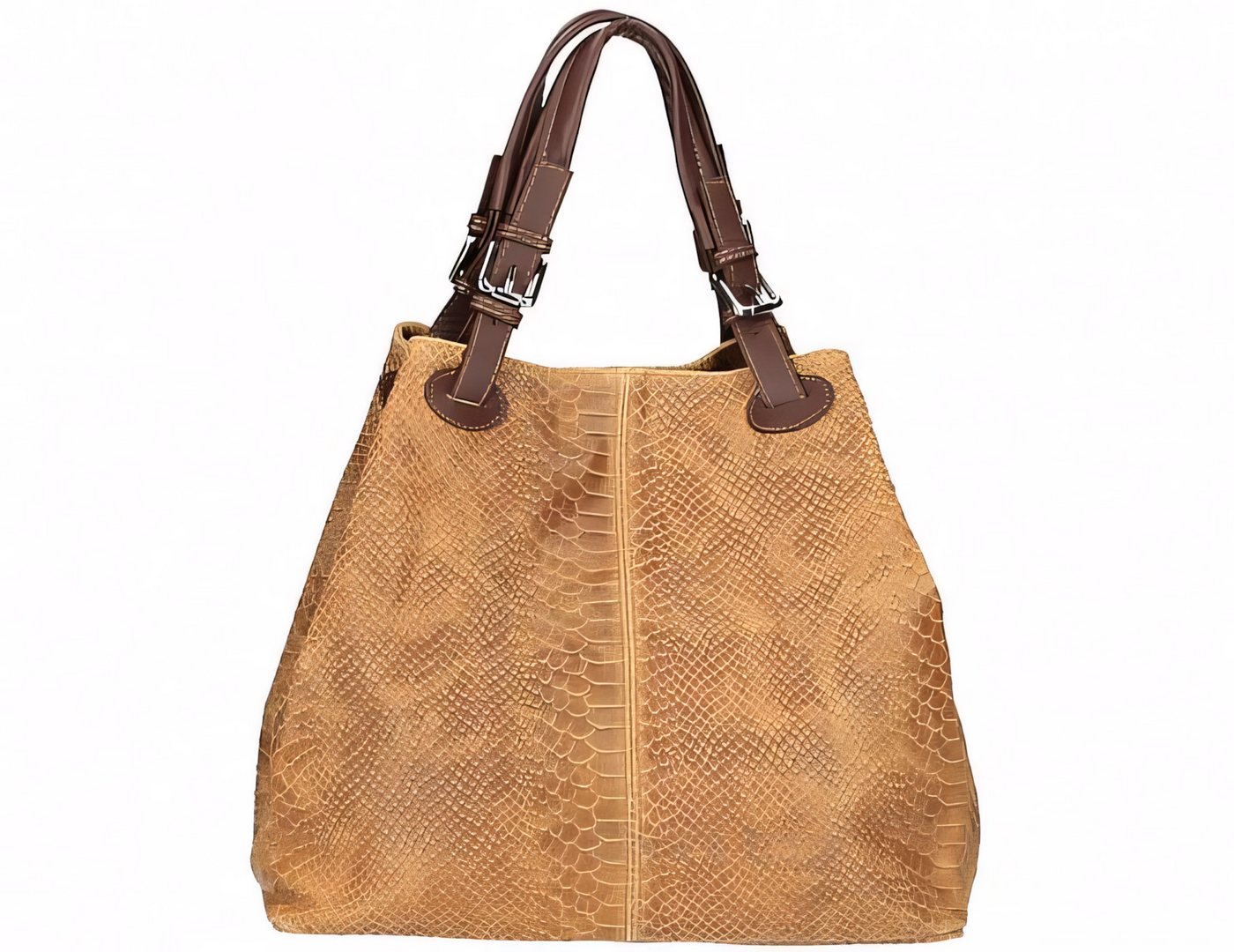 GALINI Handtasche Matilda Damentasche Echtleder, Henkeltasche, Umhängetasche – Bild 2 von 3