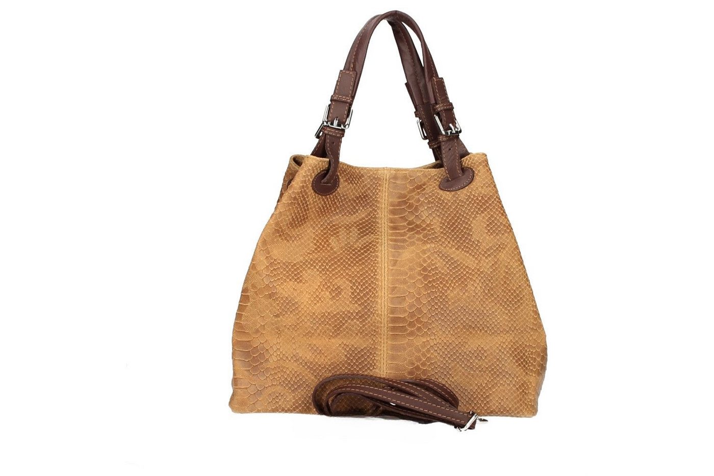 GALINI Handtasche Matilda Damentasche Echtleder, Henkeltasche, Umhängetasche – Bild 3 von 3