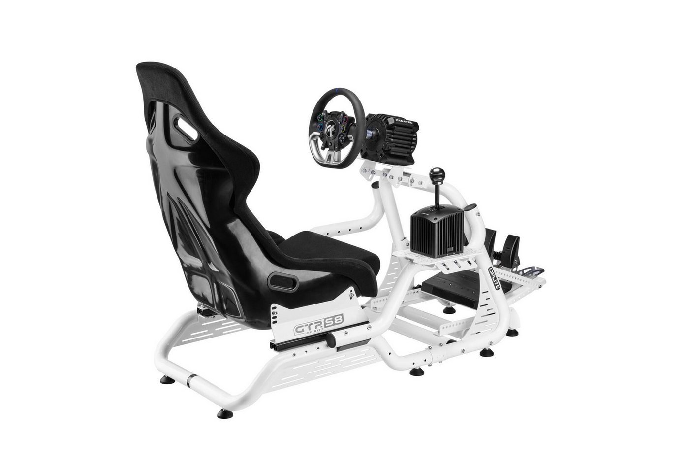 OPLite Gaming Chair OPLITE Cockpit GTR S8 Infinity Force white – Bild 2 von 5
