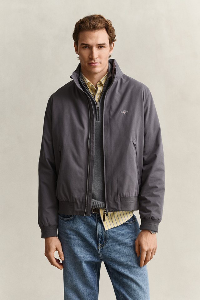 Gant Bomberjacke HAMPSHIRE JACKET Regular fit mit Reißverschlusstaschen – Bild 3 von 5