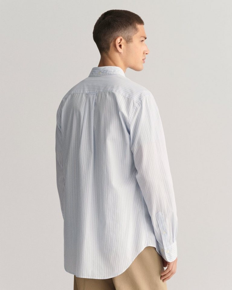 Gant Langarmhemd REG POPLIN STRIPE SHIRT – Bild 4 von 5