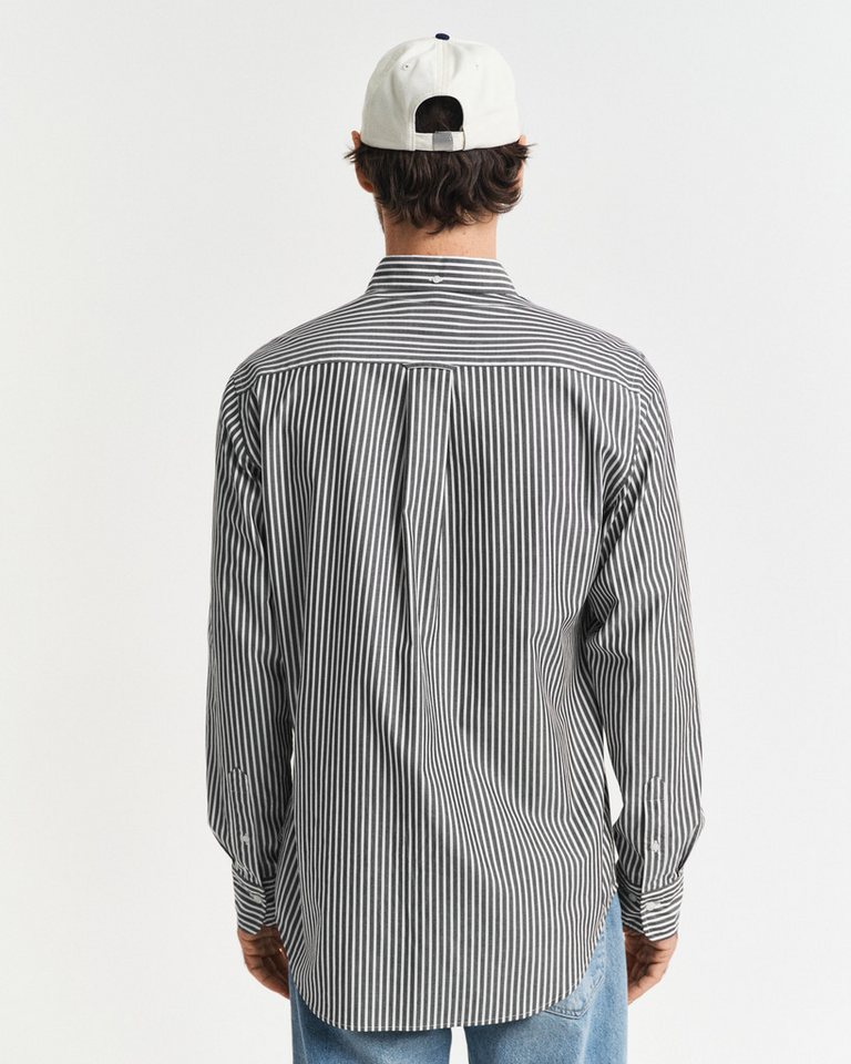 Gant Langarmhemd REG POPLIN STRIPE SHIRT – Bild 4 von 5