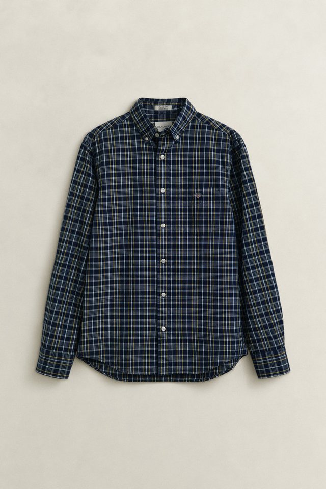Gant Langarmhemd REGULAR ARCHIVE POPLIN INDIGO CHECK Regular fit mit Karomuster – Bild 2 von 2