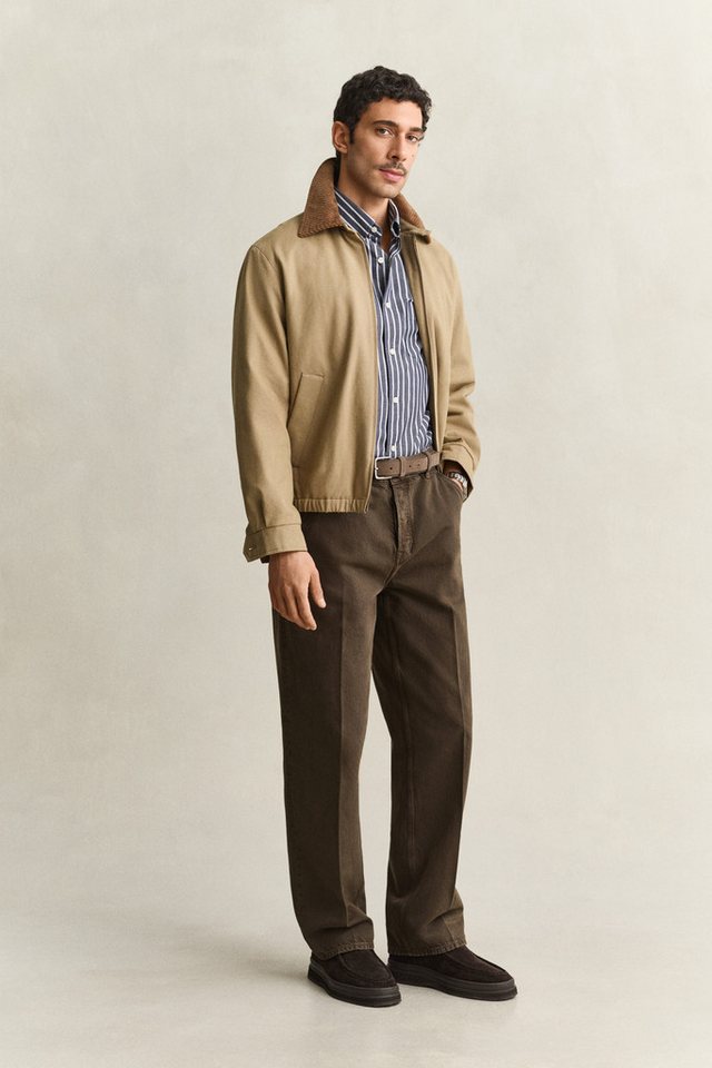 Gant Langarmhemd REGULAR POPLIN STRIPE Button-down-Kragen, gestreift, regular fit – Bild 4 von 5