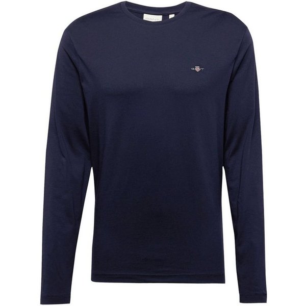 Gant Langarmshirt Shield (1-tlg) Plain/ohne Details