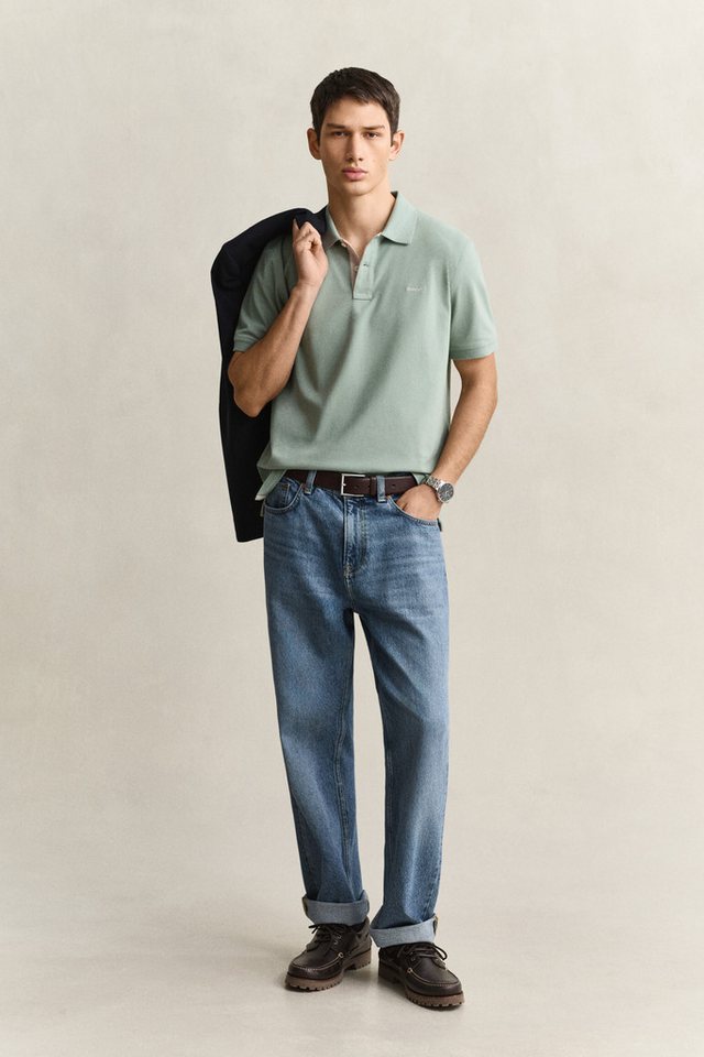 Gant Poloshirt REG CONTRAST PIQUE SS POLO mit kontrastfarbenen Einsätzen – Bild 4 von 5
