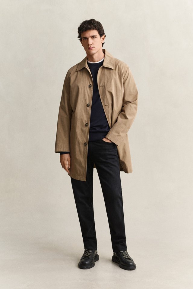 Gant Rundhalspullover CLASSIC COTTON Regular fit mit Rundhalsausschnitt – Bild 4 von 5