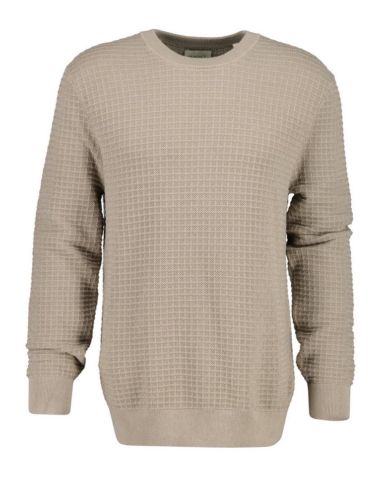 Gant Rundhalspullover COTTON TEXTURE C-NECK Regular fit mit Rundhalsausschnitt – Bild 2 von 2