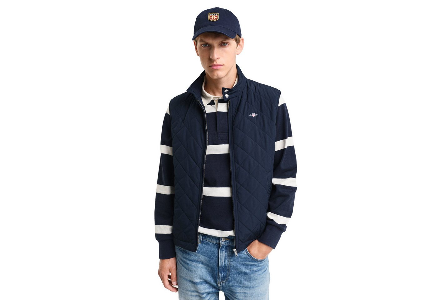 Gant Steppweste Herren Steppweste Polyester – Bild 5 von 5