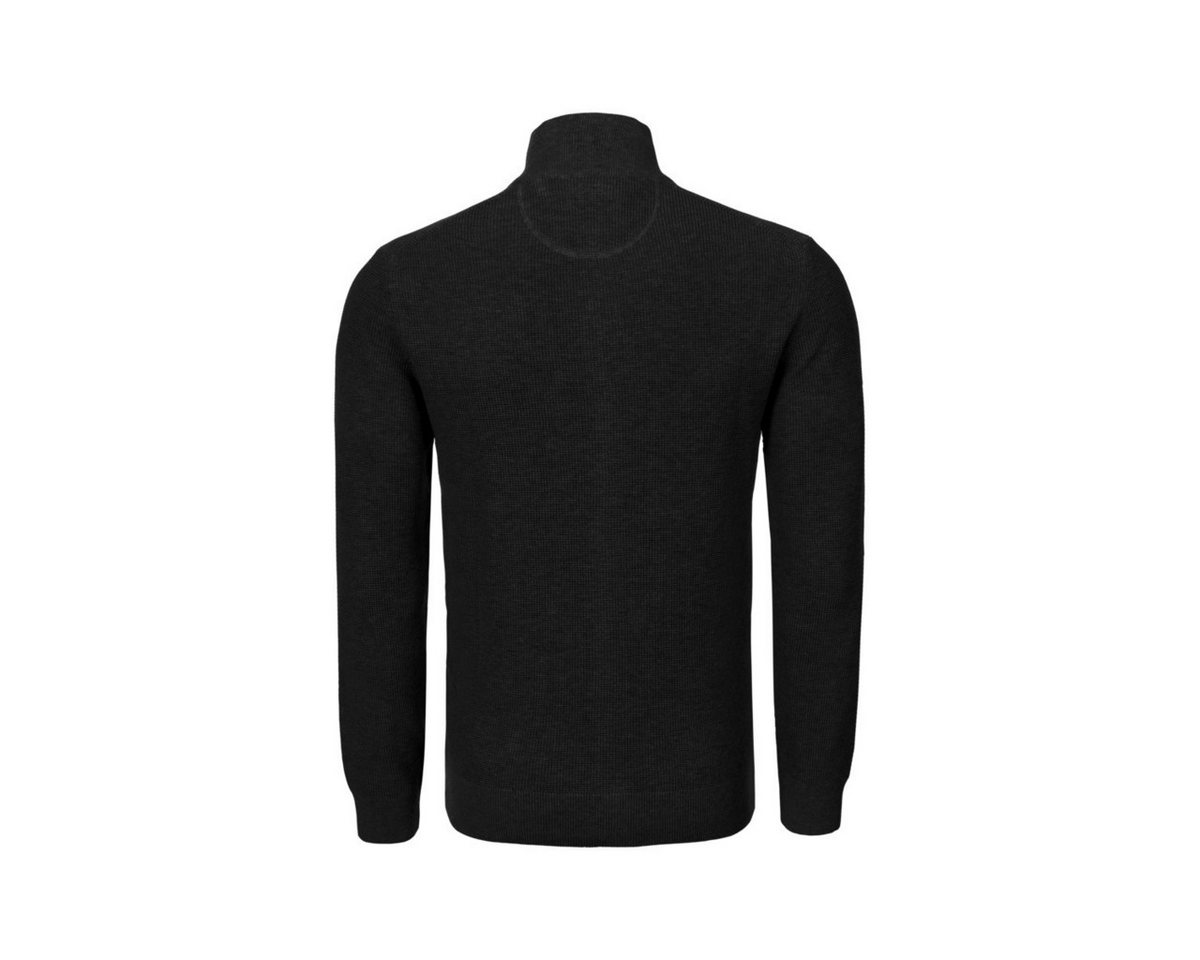 Gant Strickjacke Micro Textured Cotton Zip Herren Sweatjacke, Feinstrickjacke, Grobstrickjacke, Wolljacke, Cardigan – Bild 2 von 3