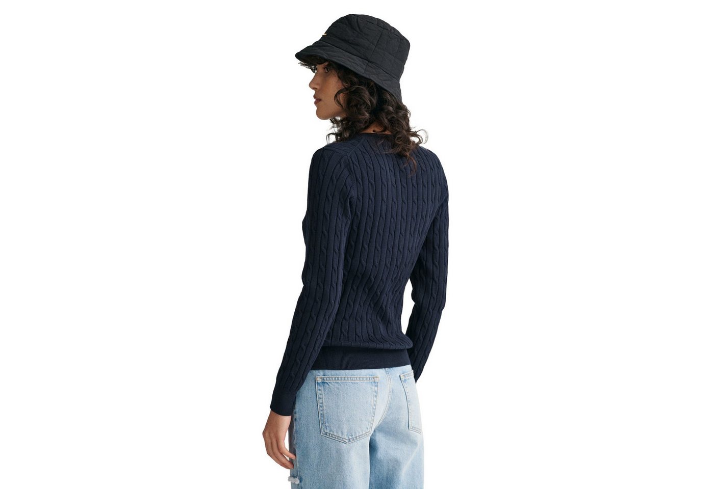 Gant Sweater Damen Strickpullover Baumwolle – Bild 3 von 5