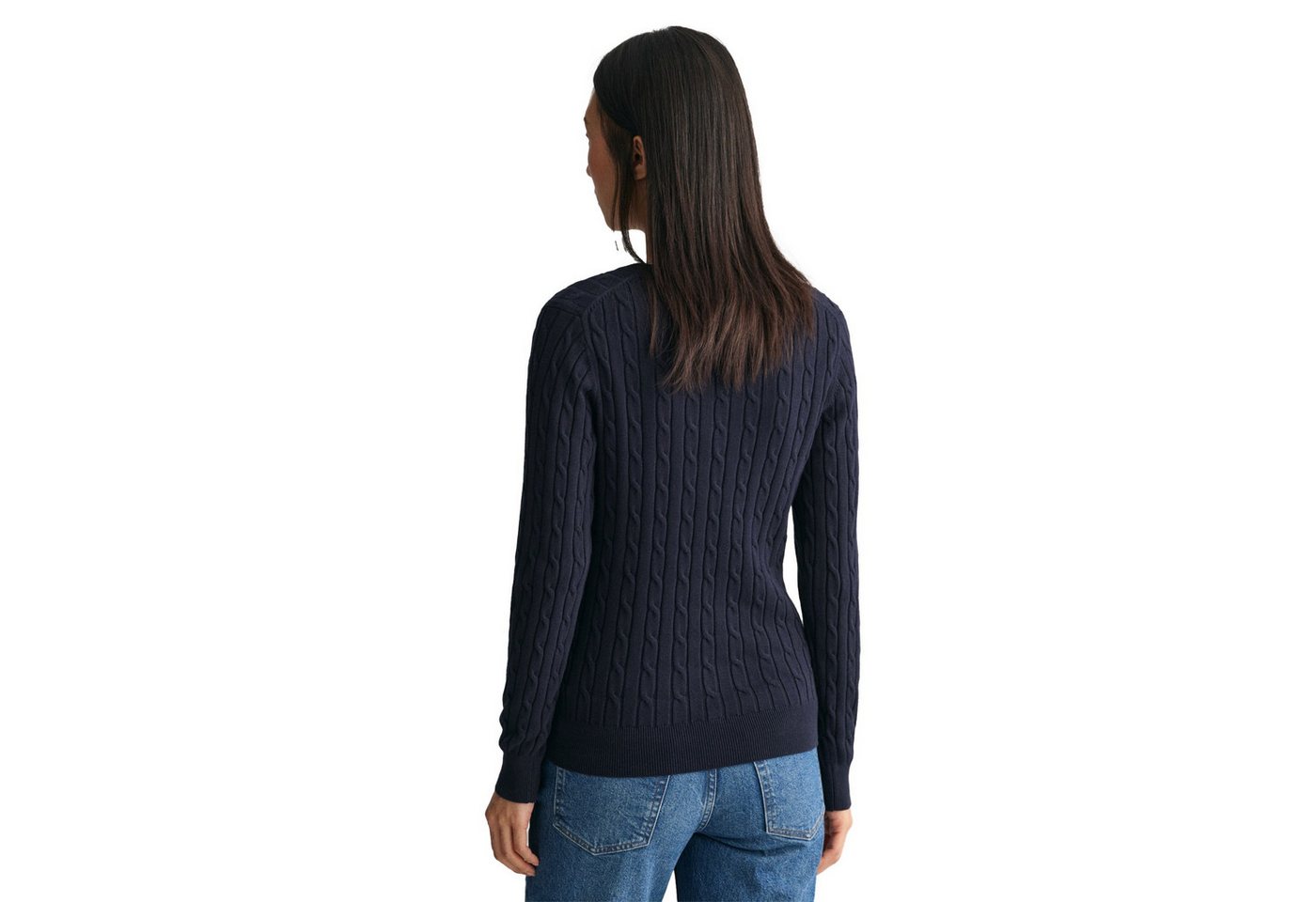 Gant Sweater Damen Strickpullover Baumwolle – Bild 4 von 5