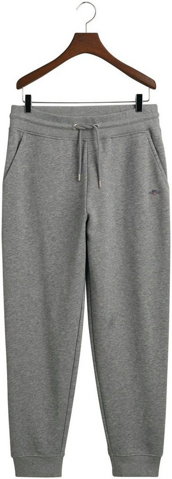 Gant Sweathose REG SHIELD SWEATPANTS mit Logostickerei unterhalb des Bunds – Bild 4 von 5
