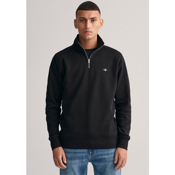 Gant Sweatshirt REG SHIELD HALF ZIP SWEAT mit Logostickerei auf der Brust