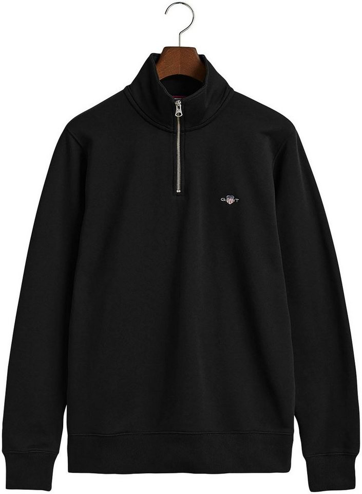 Gant Sweatshirt REG SHIELD HALF ZIP SWEAT mit Logostickerei auf der Brust – Bild 5 von 5