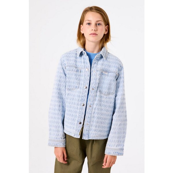Garcia Jeansjacke mit Strukturmuster