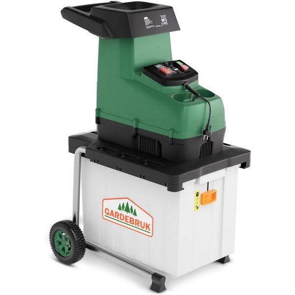 Gardebruk Häcksler, Leisehäcksler 3100 W max. 45 mm Aststärke Elektrisch 60L Auffangbox