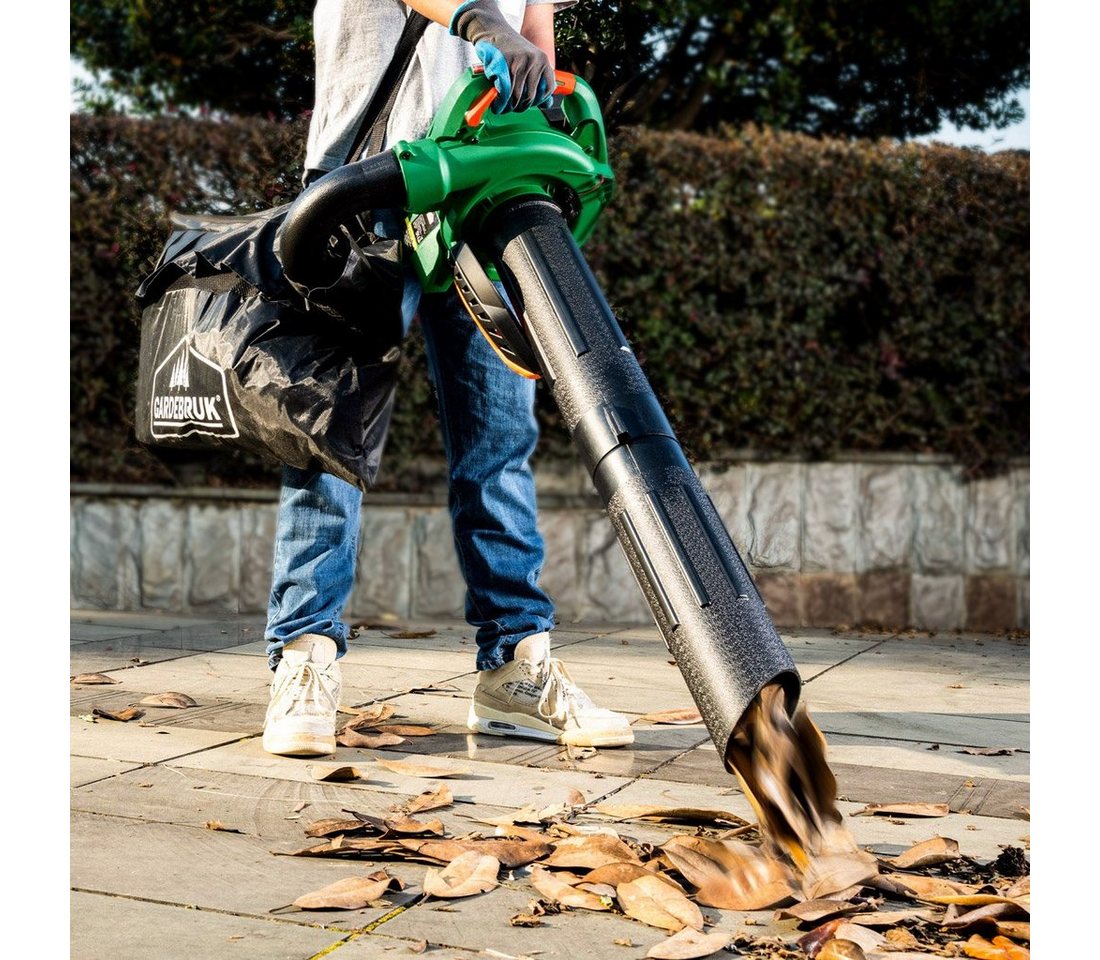 Gardebruk Laubsauger, 4 in 1 Benzin Blasgeschwindigkeit 68m/s Fangsack 45L inkl Werkzeug – Bild 3 von 5