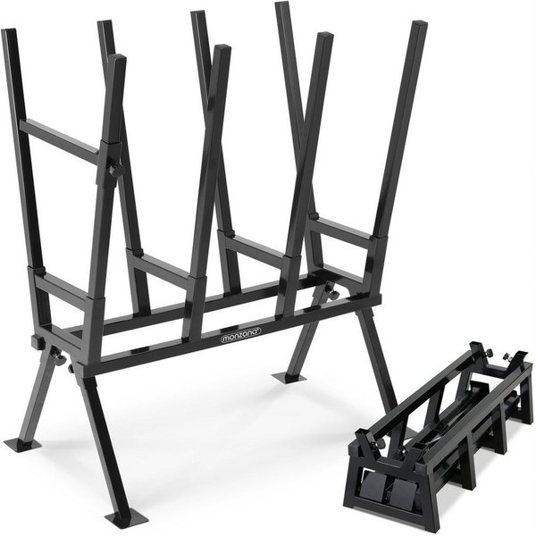 Gardebruk Sägebock, 77x50x105cm 400 kg Belastbarkeit mit Feststellbügel Höhenverstellbar