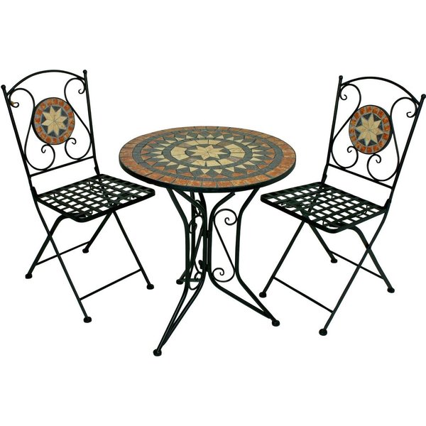 Garden Pleasure Balkonset PULAR, (3-tlg)
