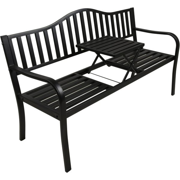 Garden Pleasure Gartenbank SEGULA, mit hochklappbarem Tisch, BxTxH: 150x60x89 cm