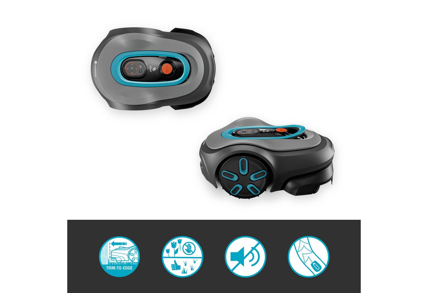 GARDENA Rasenmähroboter smart SILENO pro, bis 600 m² Rasenfläche, inkl. 150 m Begrenzungskabel – Bild 3 von 5