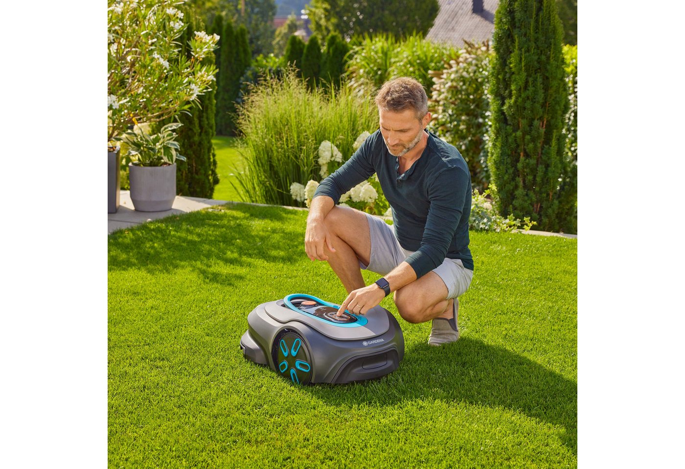 GARDENA Rasenmähroboter smart SILENO pro, bis 600 m² Rasenfläche, inkl. 150 m Begrenzungskabel – Bild 5 von 5