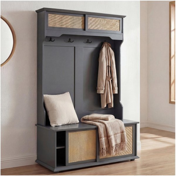 MCW Garderobe MCW-P25, Mit Fußbodenschonern