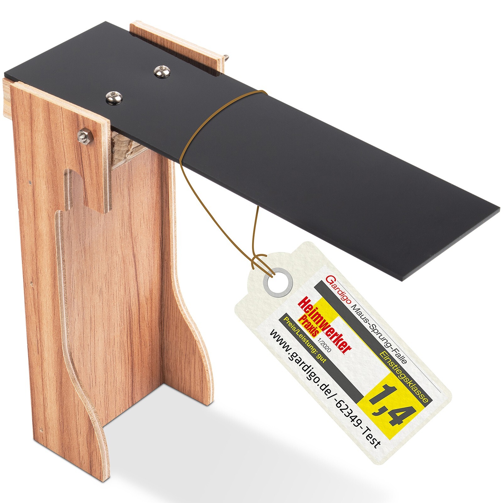 Gardigo Mausefalle Walk the Plank Mauseabwehr wiederverwendbar Lebendfalle Eimer