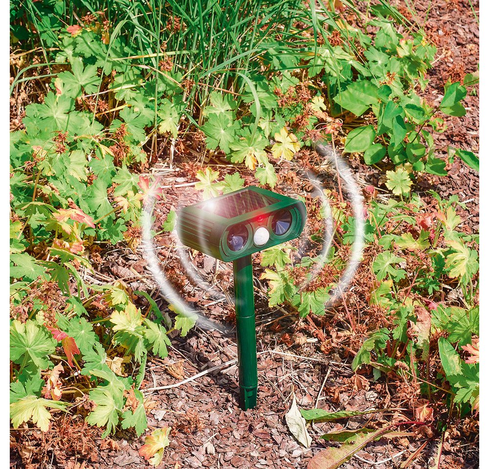 Gardigo Ultraschall-Tierabwehr, 1-tlg., PIR-Bewegungsmelder, 2 Lautsprecher – Bild 3 von 5