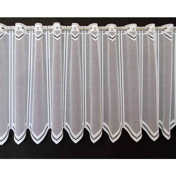 Gardinen Kranzusch Scheibengardine neutral (1 St), Stangendurchzug, transparent, Stablöcher,transparent,verschiedene Höhen, Breiten