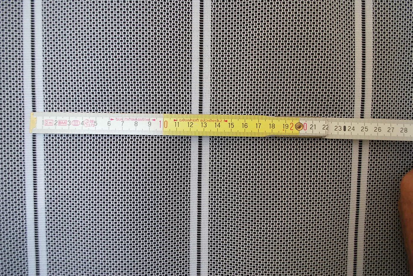 Gardinen Kranzusch Scheibengardine neutral (1 St), Stangendurchzug, transparent, Stablöcher,transparent,verschiedene Höhen, Breiten – Bild 2 von 2