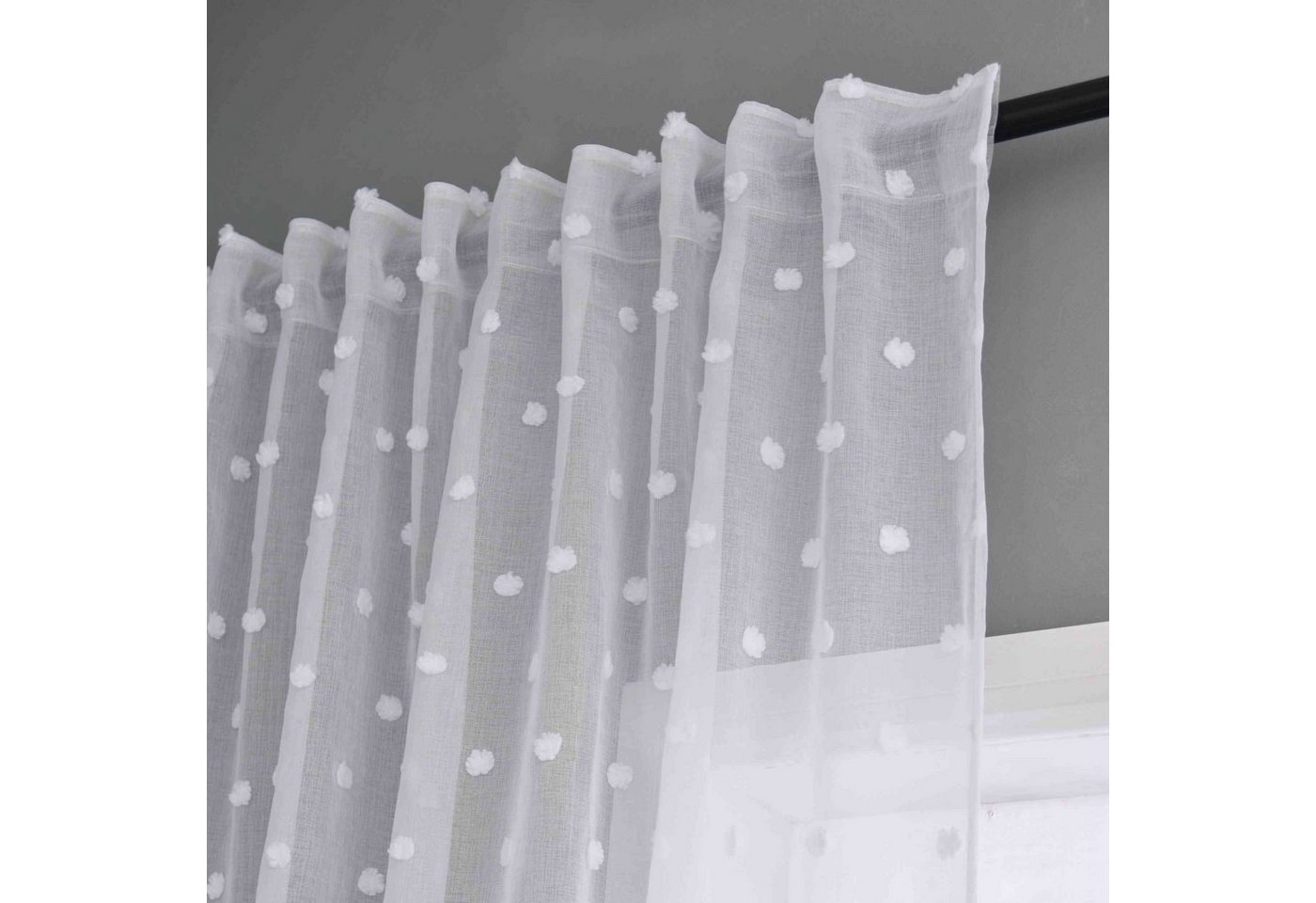 Gardinenbox Gardine (1 St), Multifunktionsband, transparent, Polyester – Bild 5 von 5